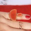 Oversized Coral  Mushroom Statement Ring 925 Sterling Silver 