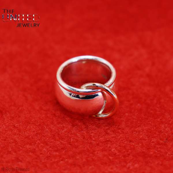 925 Sterling Silver Interlocking Multi-Band Ring