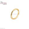 Handmade 925 Sterling Silver 14K Gold Vermeil Polished Stacking Band