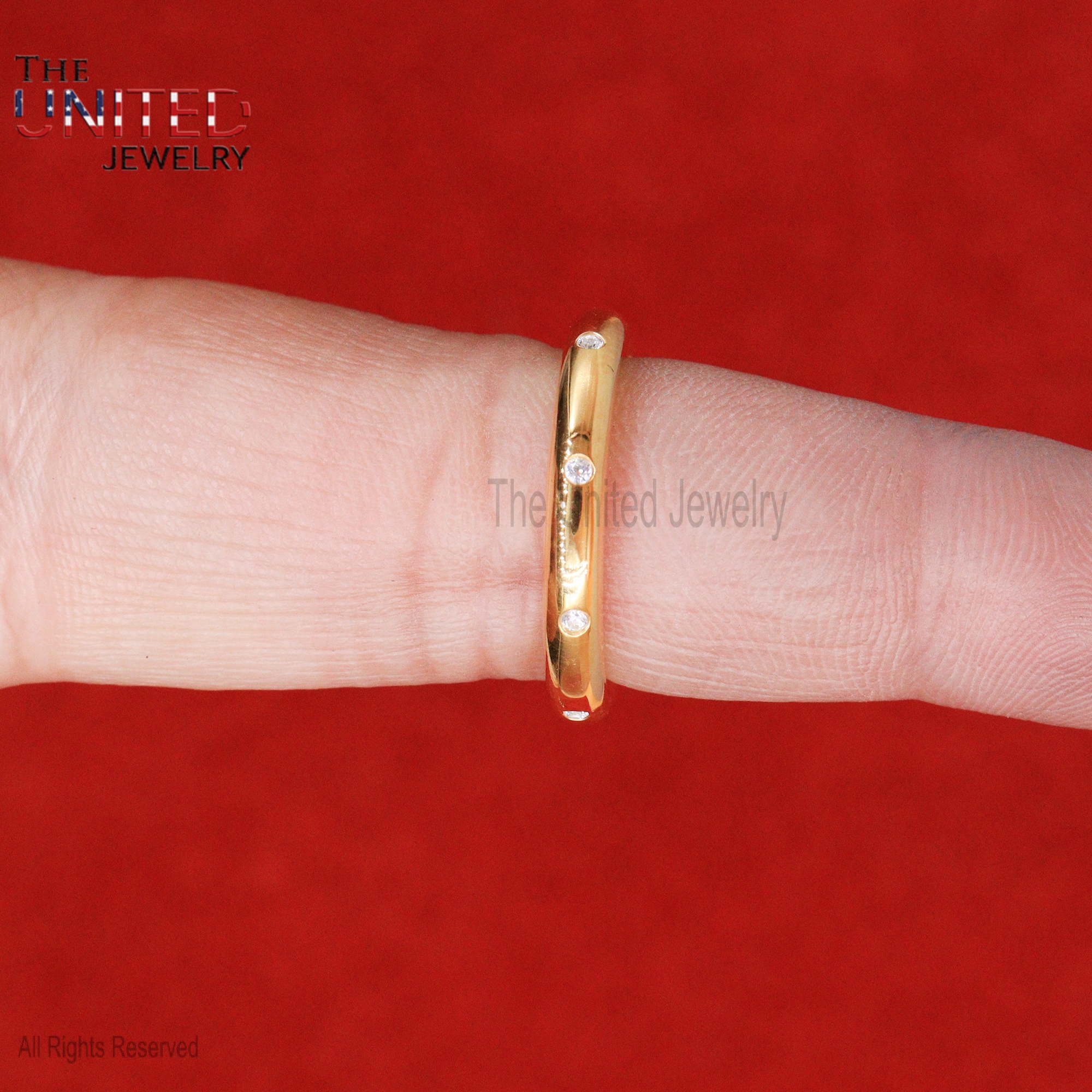 Dainty Flush-Set 925 Sterling Silver Ring