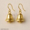 925 Sterling Silver Bell Dangle Earrings, Minimalist Everyday Jewelry