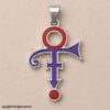 925 Sterling Silver Love Symbol Enamel Pendant | Gold Plated Music Inspired Charm