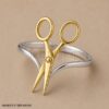 925 Sterling Silver Scissors Ring – Hair Stylist Jewelry, Barber Ring, Cosmetology Gift