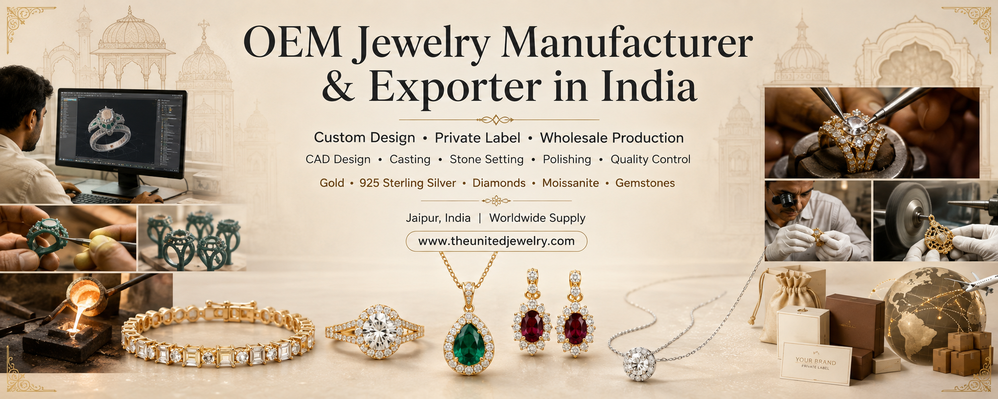 OEM Jewelry Manufacturer & Exporter in India