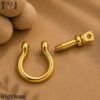 Handmade 925 Sterling Silver Shackle Lock Finding Jewelry