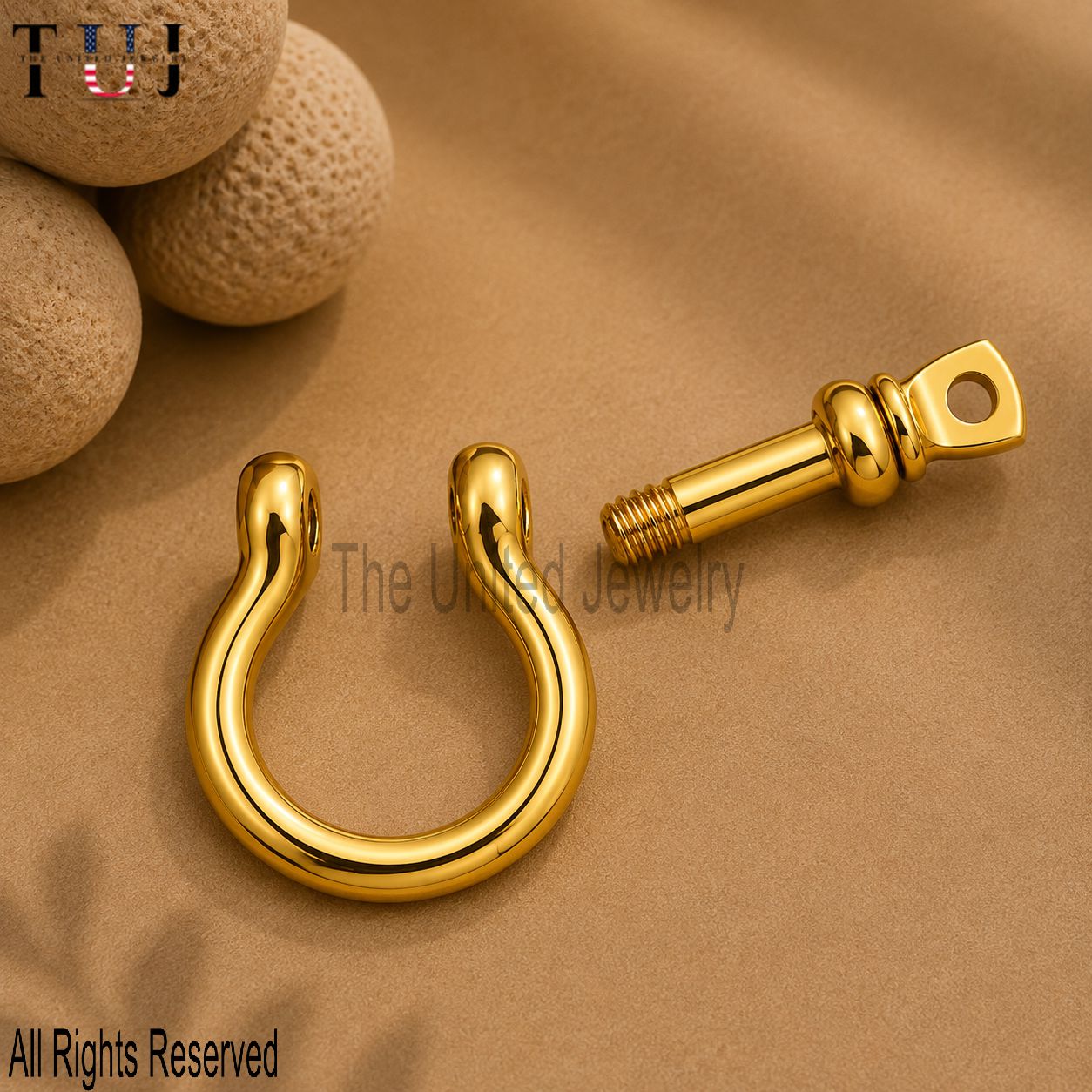 Handmade 925 Sterling Silver Shackle Lock Finding Jewelry