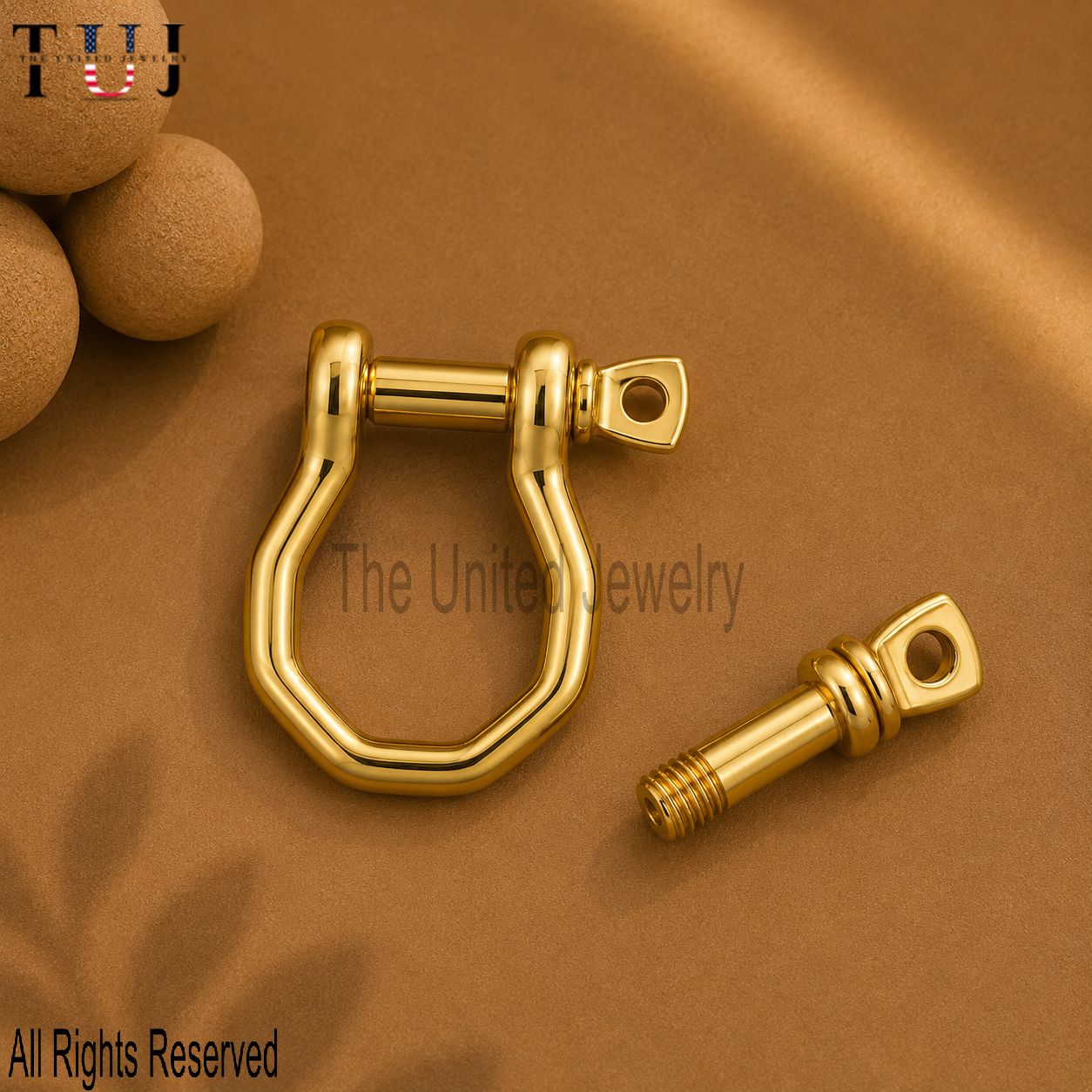Handmade 925 Sterling Silver Shackle Lock Finding Jewelry
