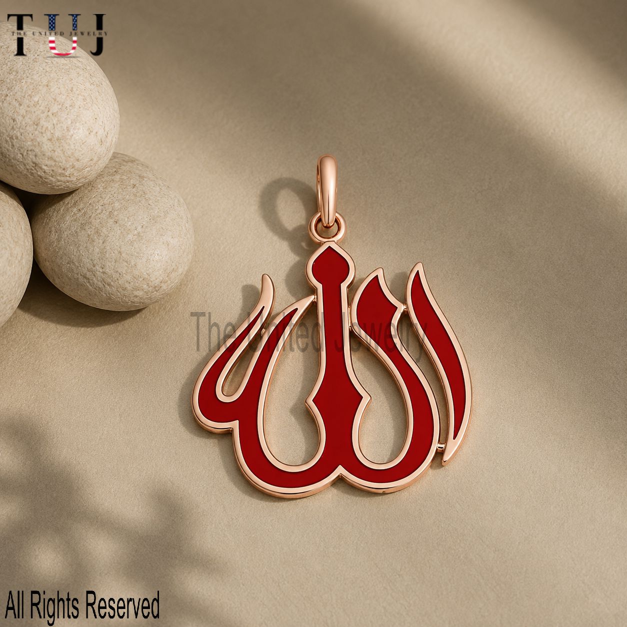 Dainty Handmade 925 Sterling Silver Designer Allah Pendant Necklace Jewelry