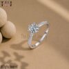 Moissanite Handmade Ring 925 Sterling Silver Jewelry
