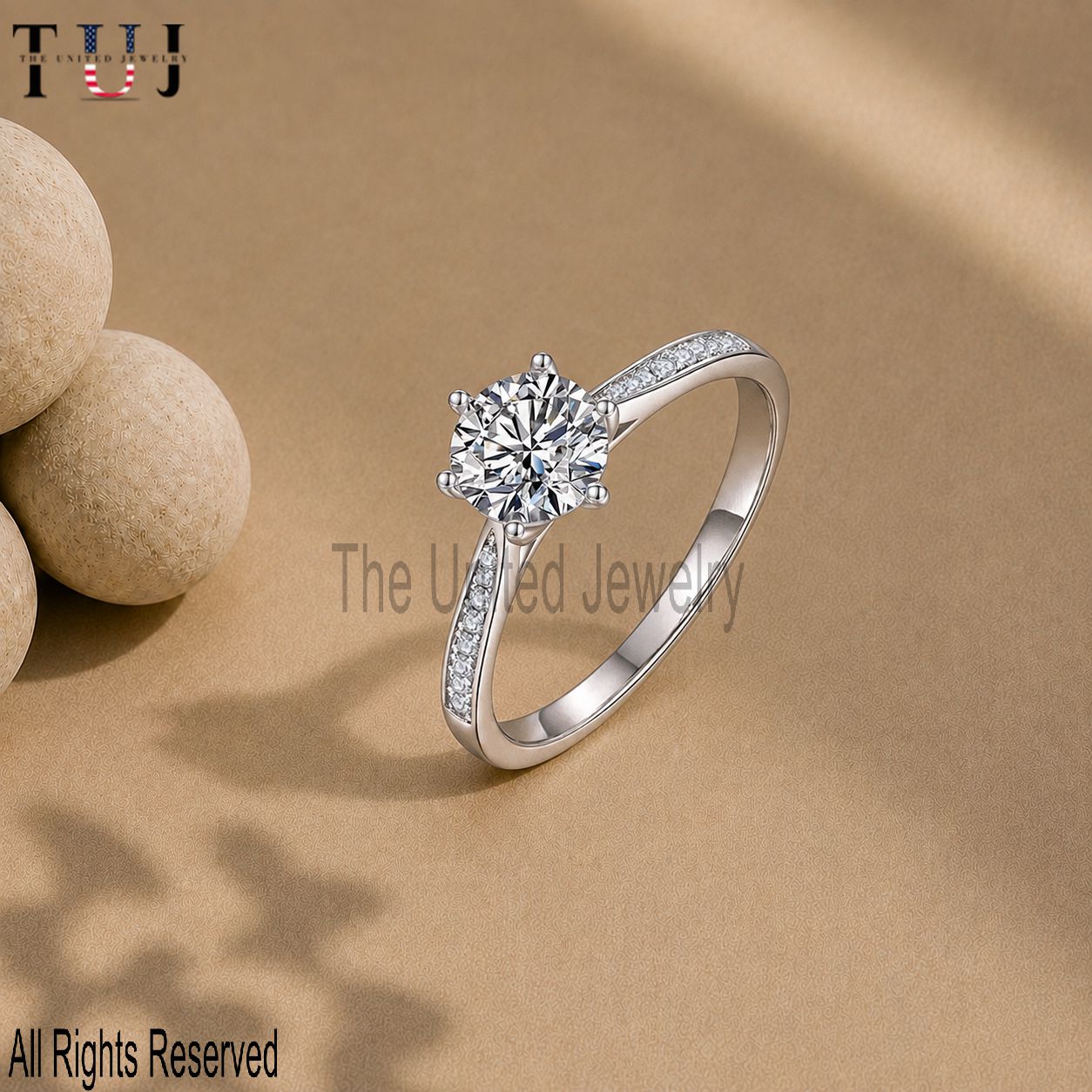 Moissanite Handmade Ring 925 Sterling Silver Jewelry