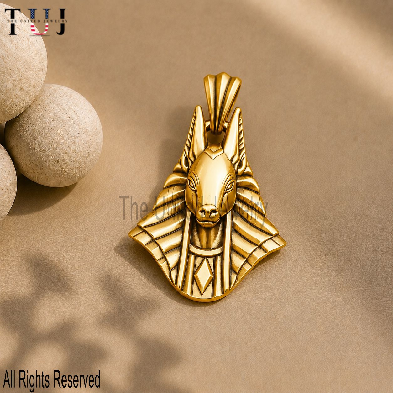Egyptian Anubis Pendant 925 Sterling Silver | Pharaoh Dog God Necklace | Ancient Egypt Jewelry