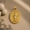 925 Sterling Silver Our Lady of Guadalupe Pendant | Virgin Mary Necklace | Catholic Religious Medal Pendant
