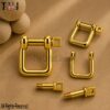 Handmade 925 Sterling Silver Shackle Lock Finding Jewelry