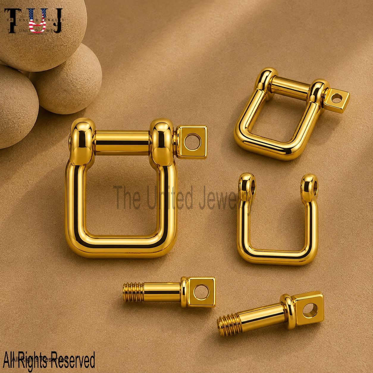 Handmade 925 Sterling Silver Shackle Lock Finding Jewelry