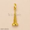 Gold Plated Sterling Silver Burj Khalifa Pendant - Dubai Souvenir