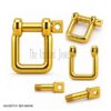 Handmade 925 Sterling Silver Shackle Lock Finding Jewelry