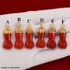 Sterling Silver Carnelian Figa Hand Pendant, Gold Plated Lucky Protection Charm