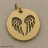 Angel Wings Heart Pendant 925 Sterling Silver | Guardian Angel Necklace | Memorial Jewelry | Sympathy Gift