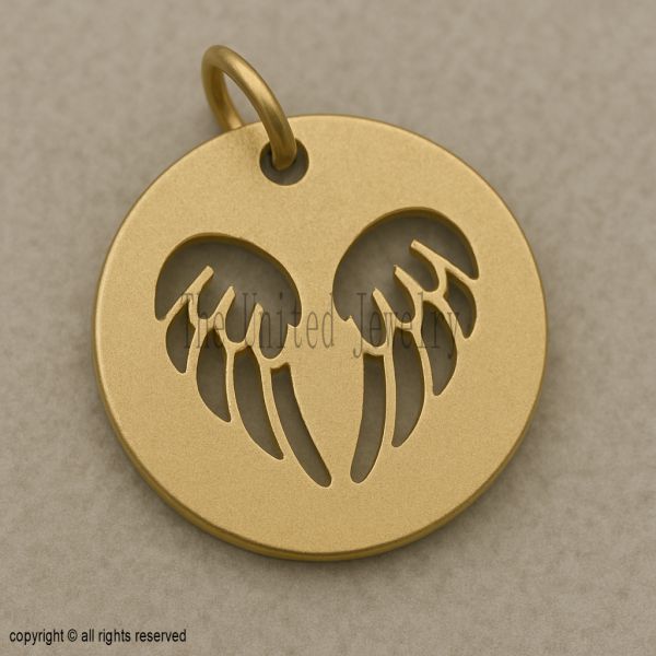 Angel Wings Heart Pendant 925 Sterling Silver | Guardian Angel Necklace | Memorial Jewelry | Sympathy Gift