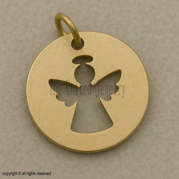 Angel Pendant 925 Sterling Silver | Guardian Angel Necklace | Memorial Gift | Sympathy Jewelry | Protection Amulet