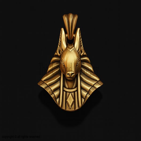 Egyptian Anubis Pendant 925 Sterling Silver | Pharaoh Dog God Necklace | Ancient Egypt Jewelry
