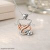 Sterling Silver Stethoscope Heart Necklace, Nurse Necklace, Doctor Jewelry, Medical Pendant, Healthcare Worker Gift