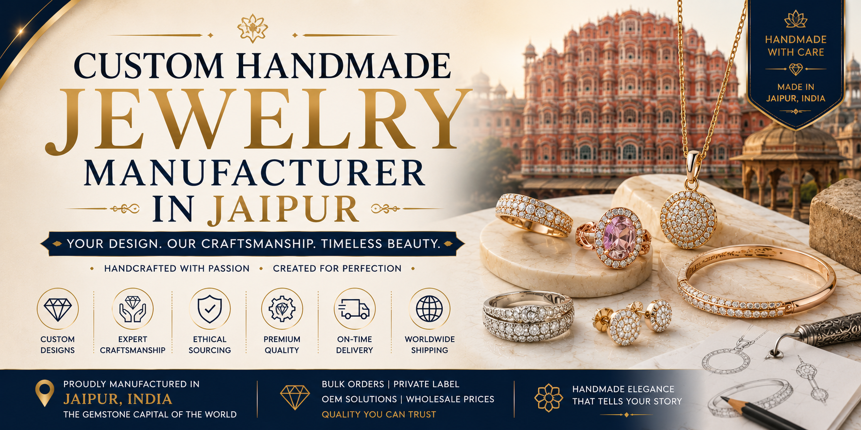 Custom Handmade Jewelry from Jaipur