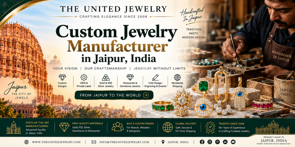 Custom Jewelry Manufacturer in Jaipur The United Jewelry