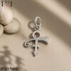 925 Sterling Silver Love Symbol Pendant | Gold Plated Music Inspired Charm