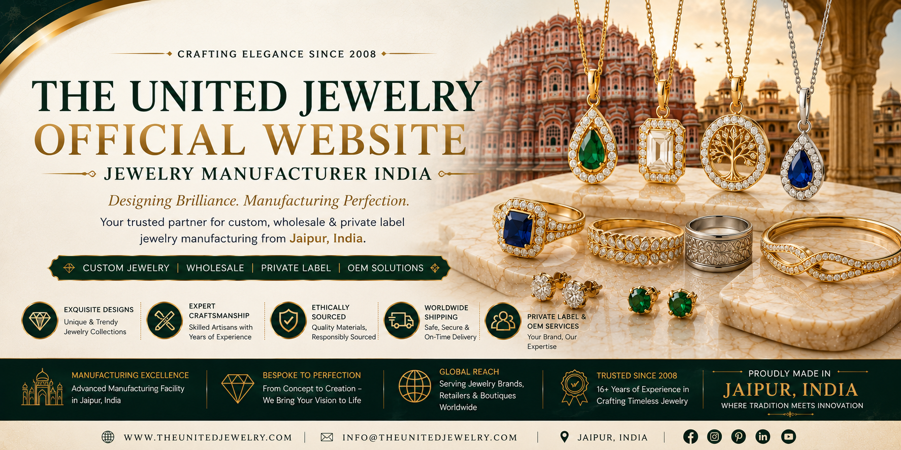 The United Jewelry Official Website Jewelry Manufacturer India