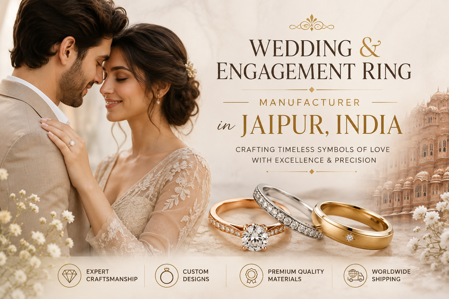 Wedding & Engagement Ring Manufacturer in Jaipur India