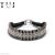 925 Sterling Silver Handmade Black Thread Pave Diamond Bracelet Jewelry