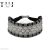 925 Sterling Silver Handmade Black Thread Pave Diamond Bracelet Jewelry