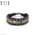 925 Sterling Silver Handmade Black Thread Pave Diamond Multi Color Gemstone Bracelet Jewelry