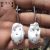 925 Sterling Silver Pearl With Pave Diamond Handmade Dangles Earrings For Women