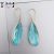 925 Sterling Silver Blue Topaz Handmade Designer Dangles Earrings For Women