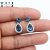 925 Sterling Silver Pave Diamond With Tanzanite Handmade Designer Dangles Earrings For Women