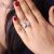 925 Sterling Silver Connector Two Bands Ring Jewelry For Women’s