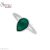 925 Sterling Silver Emerald Handmade Ring Jewelry For Women’s