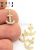 Yellow Gold Plated Anchor Charms , Micro Pave Anchor , Cz Anchor Beads , Anchor Jewelry