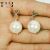 925 Sterling Silver Handmade Pave Diamond With Pearl Ball Dangle Earrings For Women’s