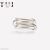 925 Silver Connector Ring, Interlocking Ring, Connector Ring, Linked Ring, Stacking Linked Ring, Connected Ring, link Band Ring