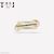 925 Sterling Silver Yellow Gold Plating Connector Band Ring Jewelry, Three Finger Baguette Connector Ring, Three Connector Band Ring, Link Ring